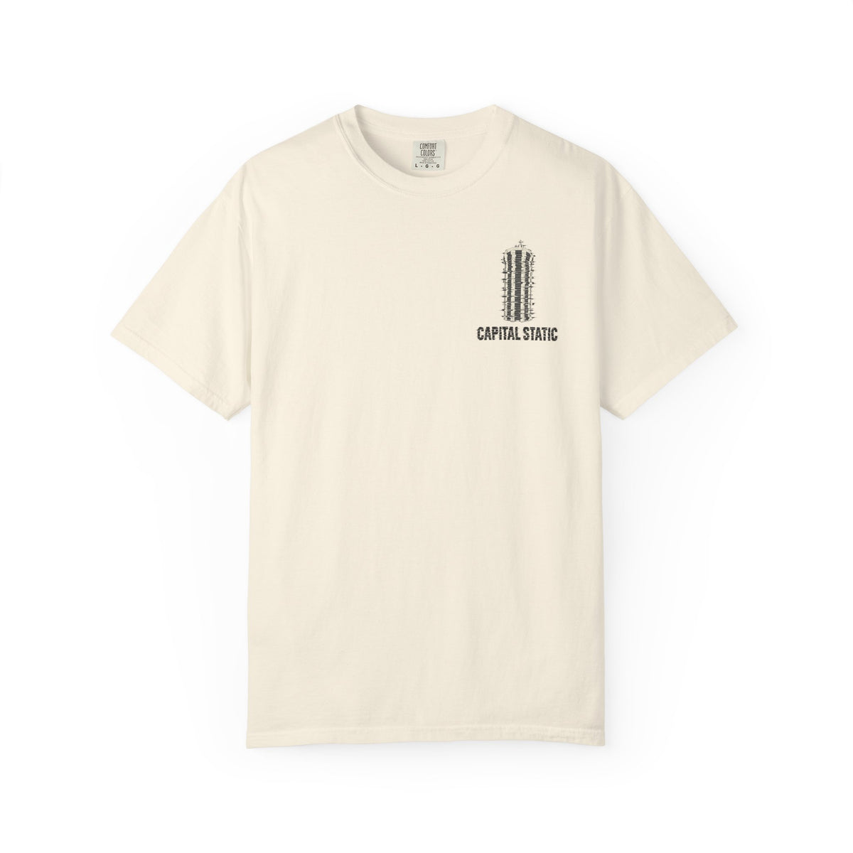 Downtown Springfield Hotel Static Chest T-Shirt