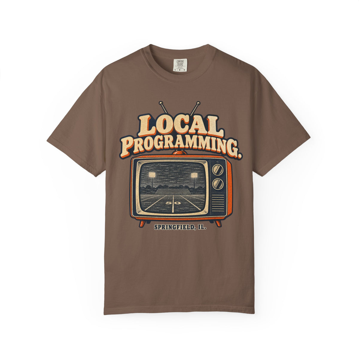 Local Programming Vintage Football T-Shirt