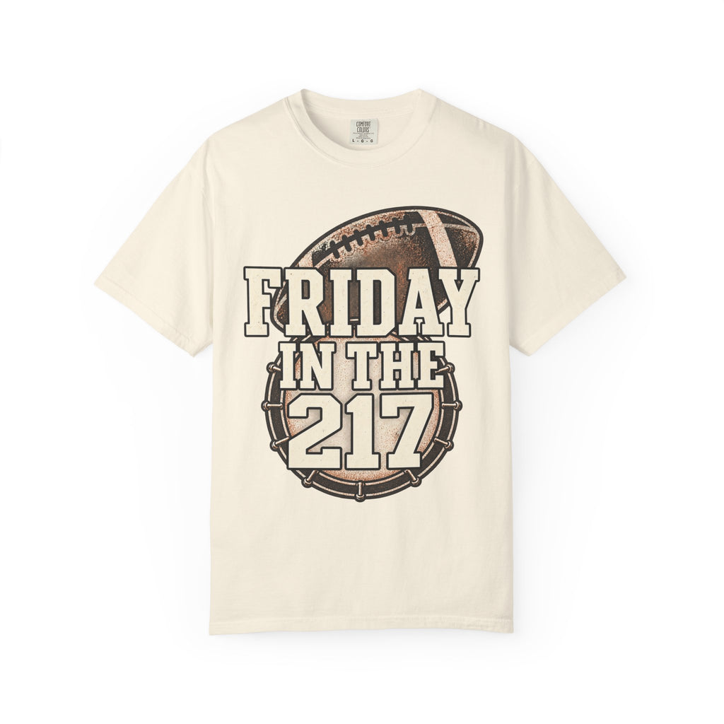 Friday In The 217 Football Drum T-Shirt