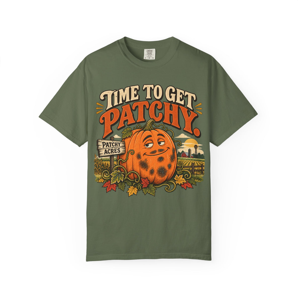 Time To Get Patchy Beard T-Shirt