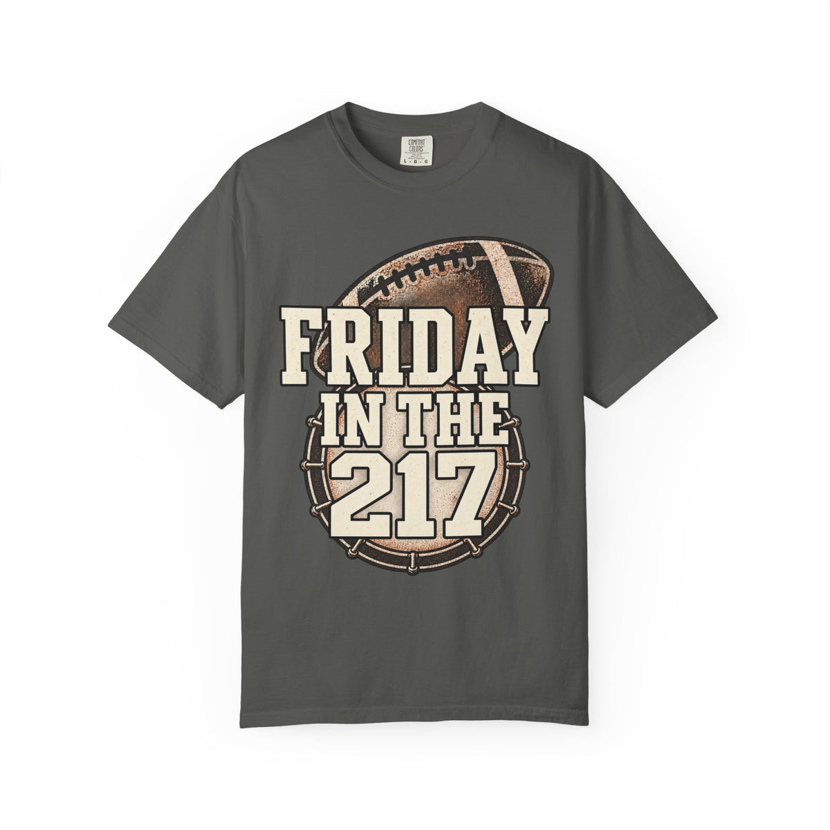 Friday In The 217 Football Drum T-Shirt