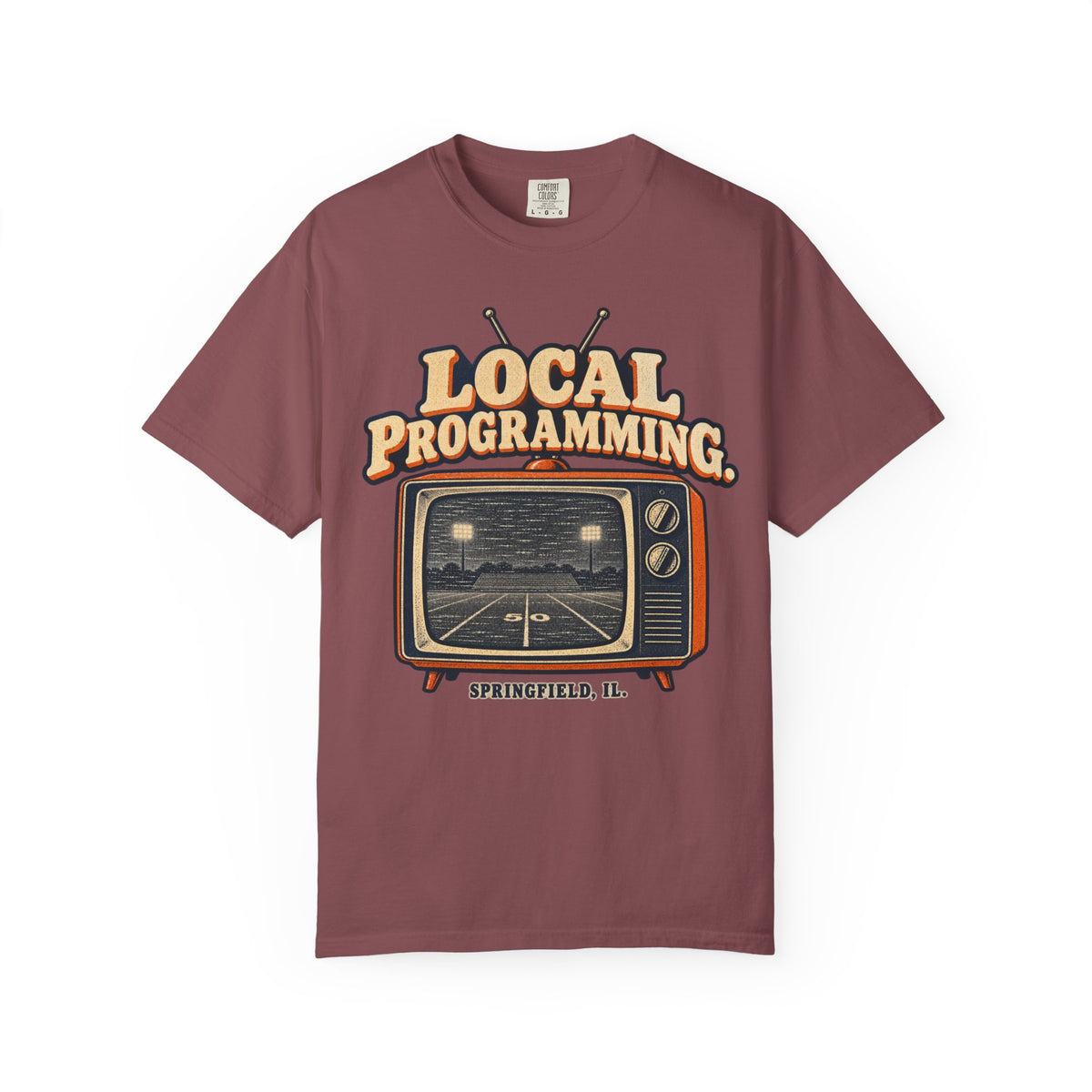 Local Programming Vintage Football T-Shirt
