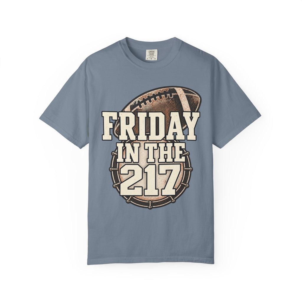 Friday In The 217 Football Drum T-Shirt