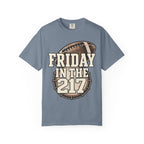 Friday In The 217 Football Drum T-Shirt