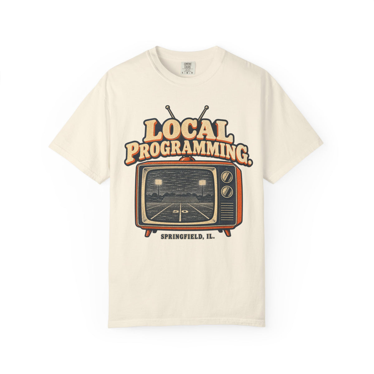Local Programming Vintage Football T-Shirt