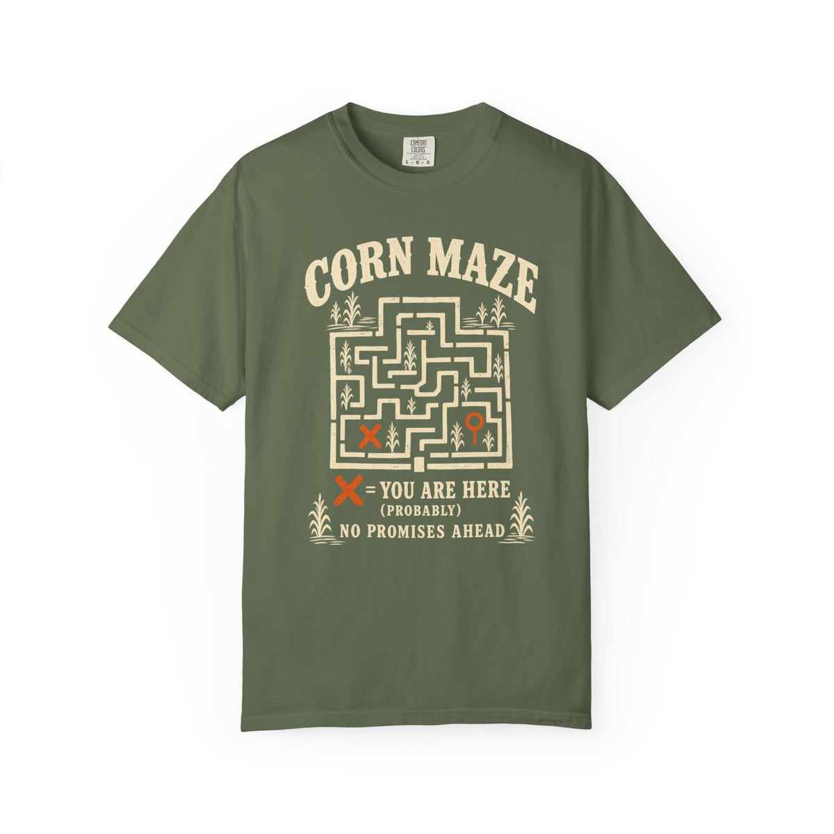 Corn Maze Map  T-Shirt