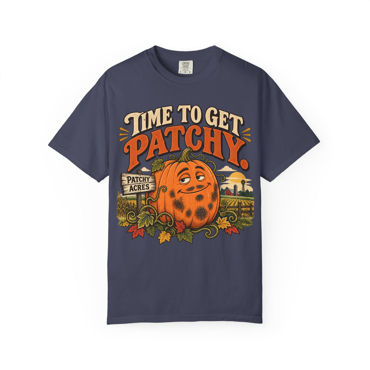 Time To Get Patchy Beard T-Shirt
