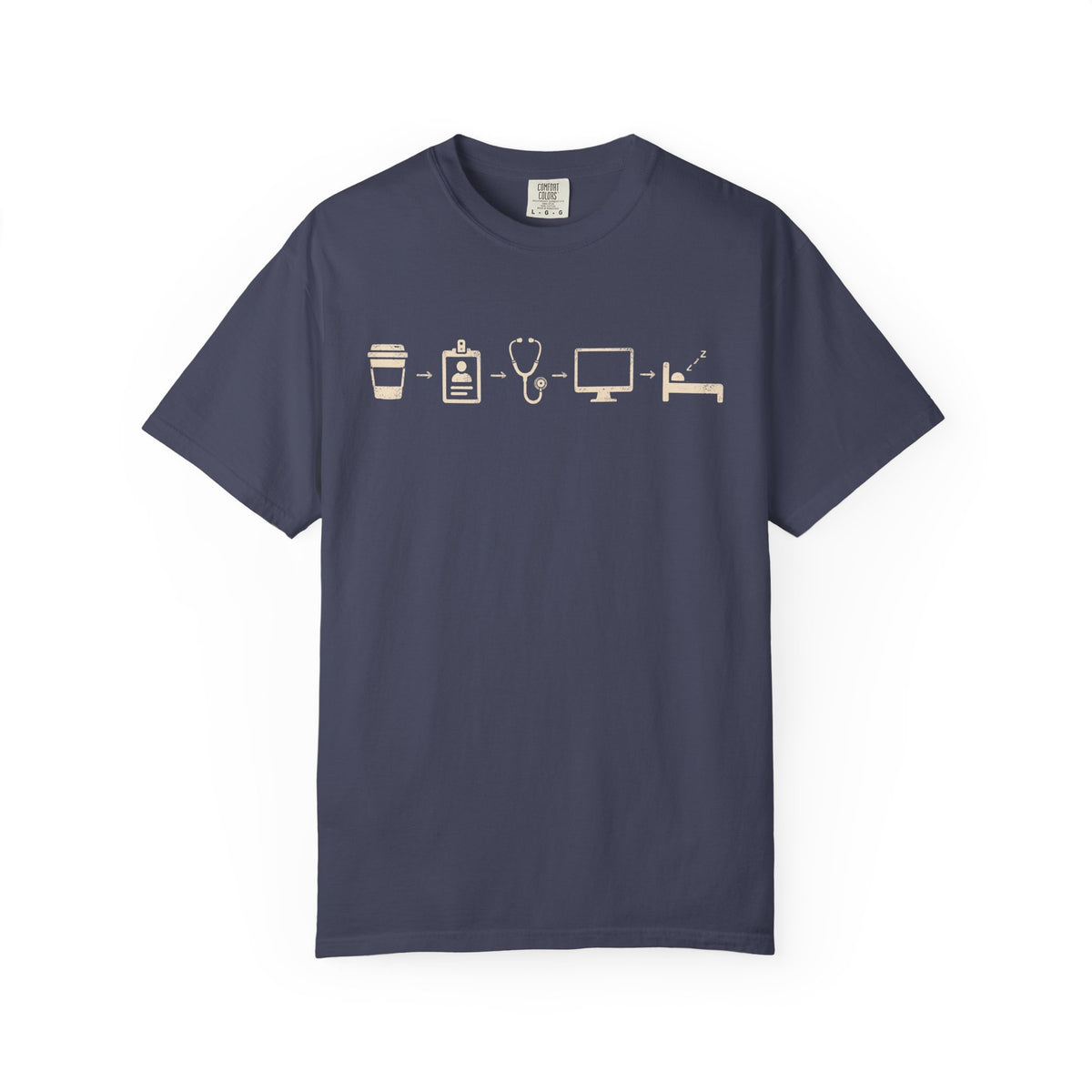 Healthcare Worker Timeline T-Shirt