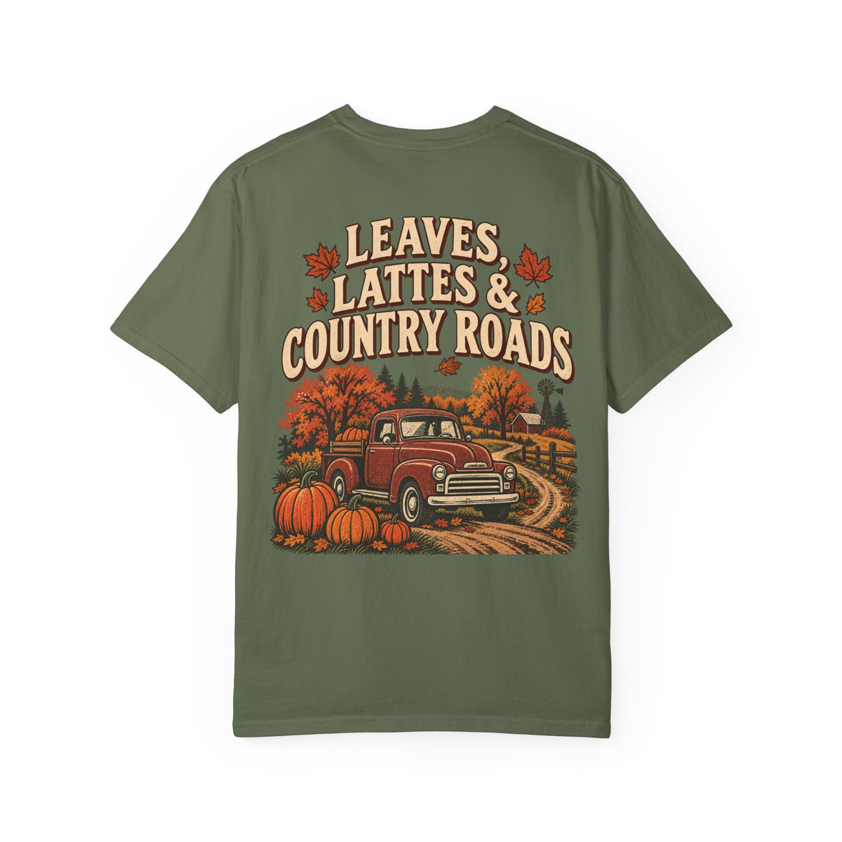 Leaves Lattes & Country Roads T-Shirt