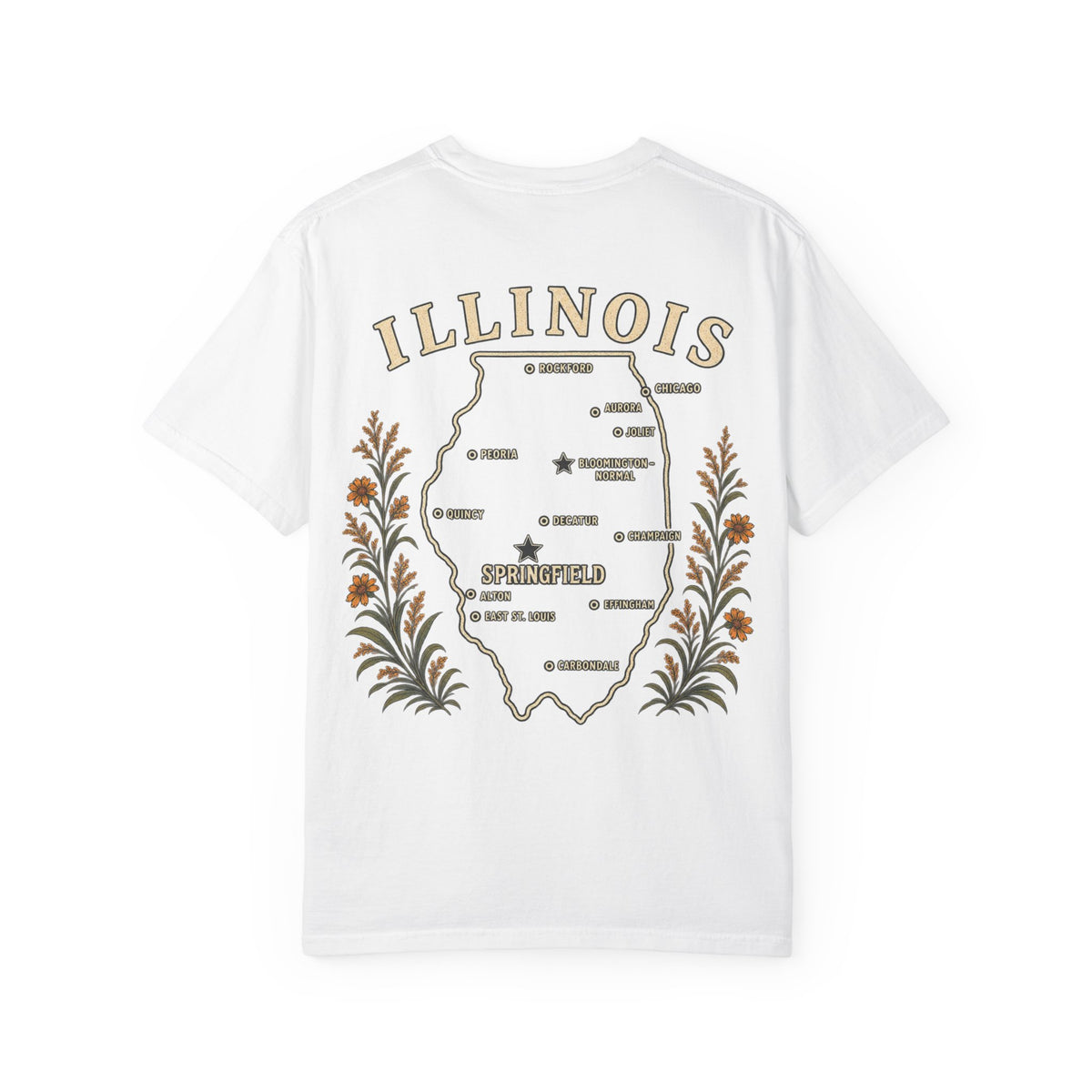 Springfield Autumn Map T-Shirt
