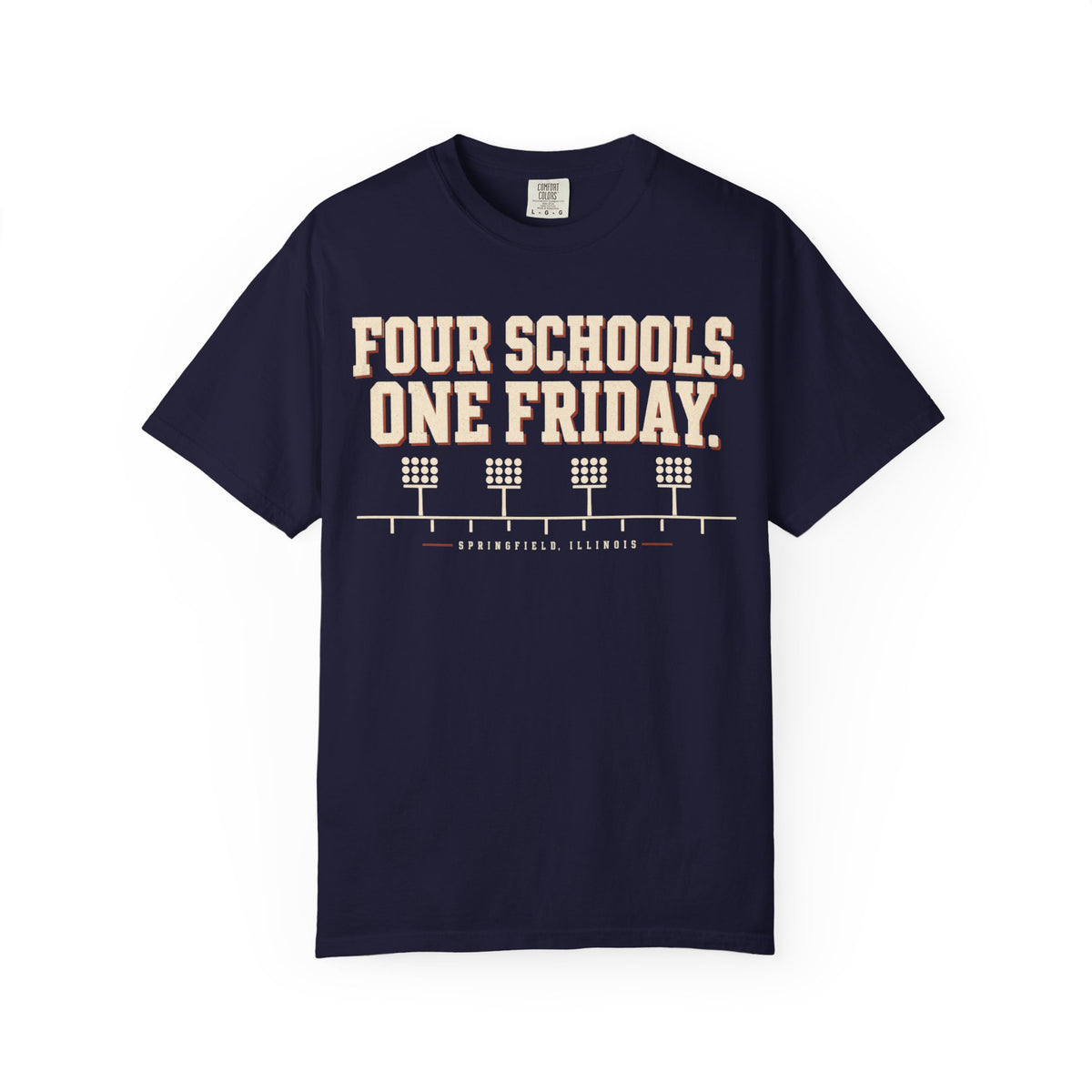 Four Schools One Friday Football T-Shirt