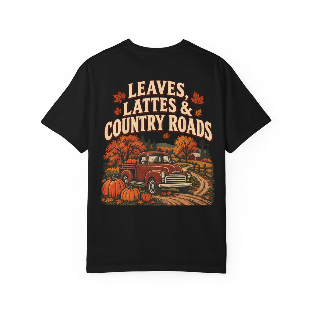 Leaves Lattes & Country Roads T-Shirt