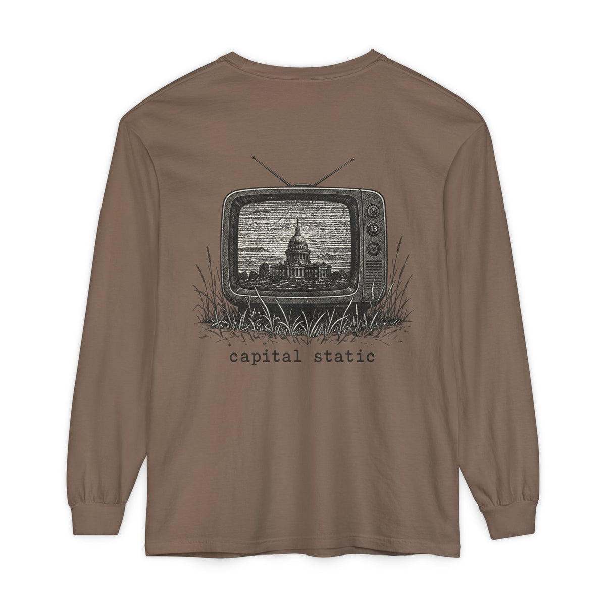 Capital Static TV Screen Long Sleeve Shirt
