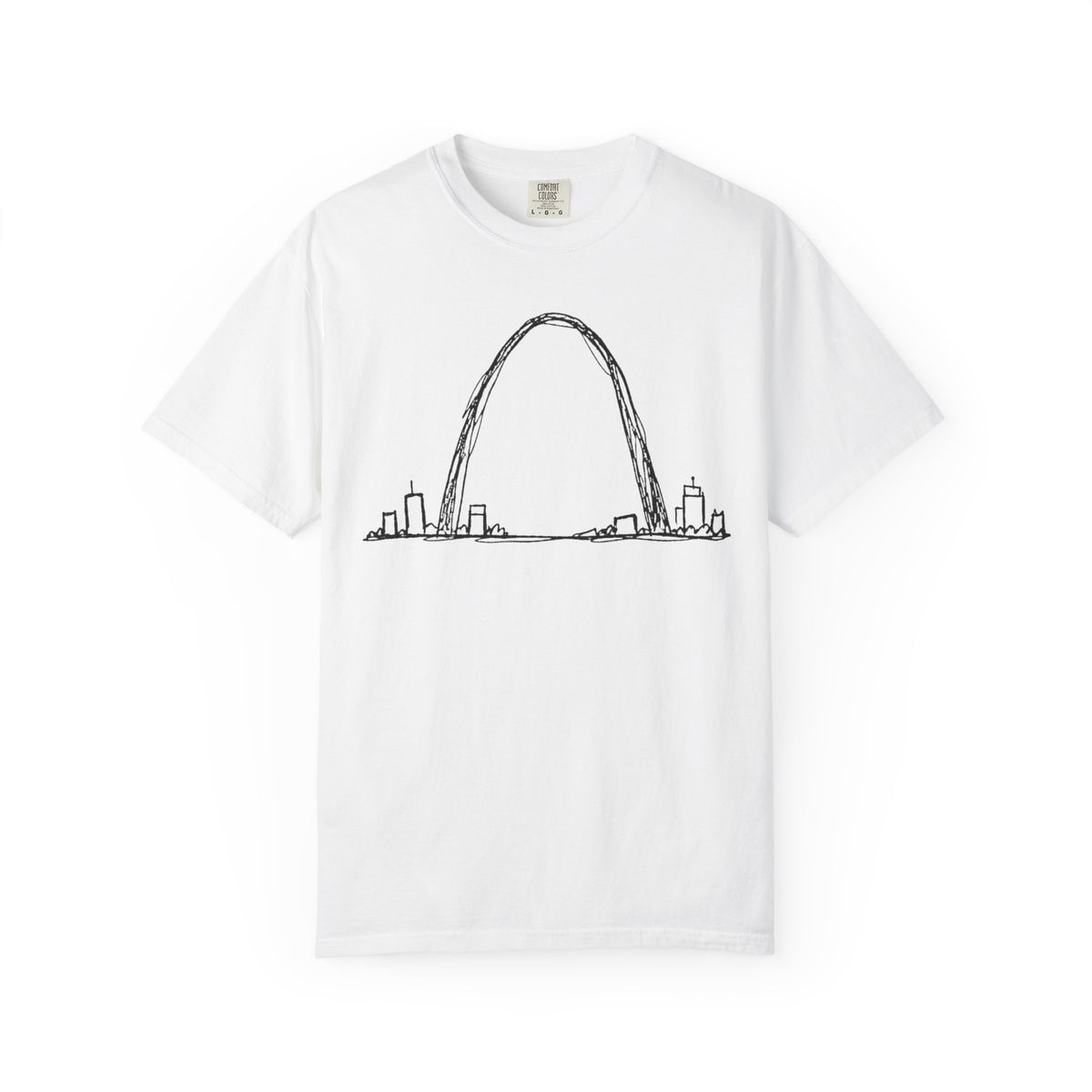 St. Louis Arch Doodle T-Shirt