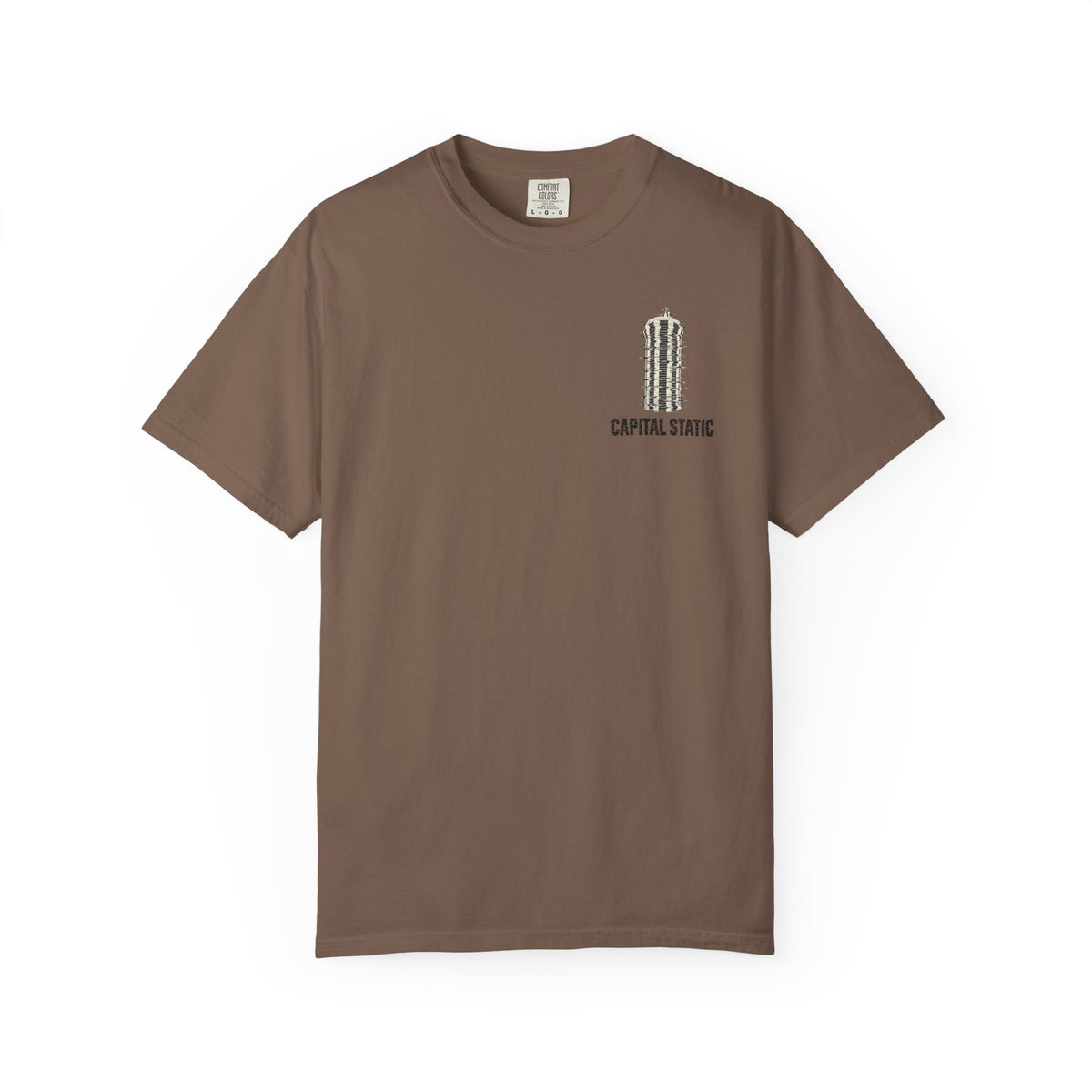 Downtown Springfield Hotel Static Chest T-Shirt