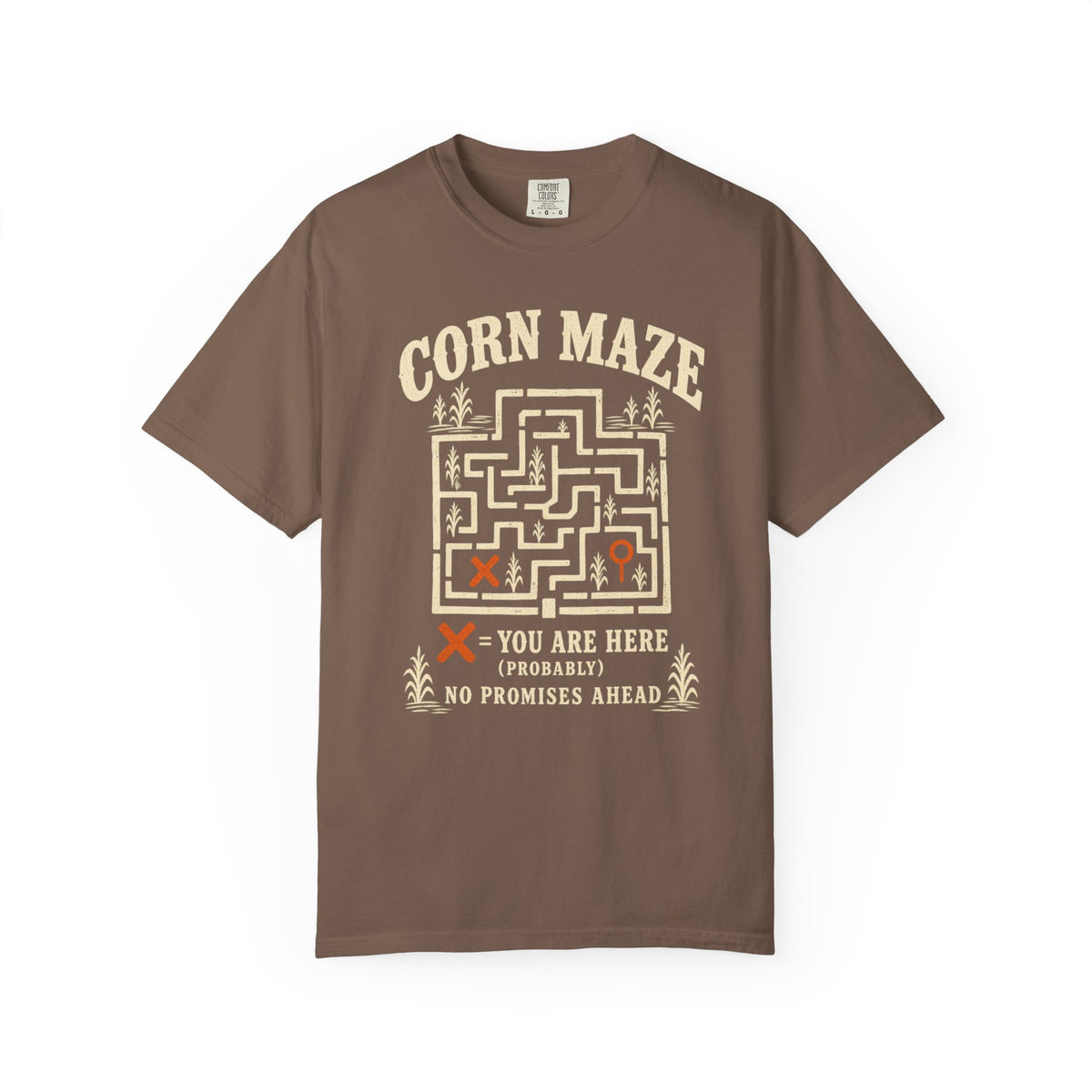 Corn Maze Map  T-Shirt