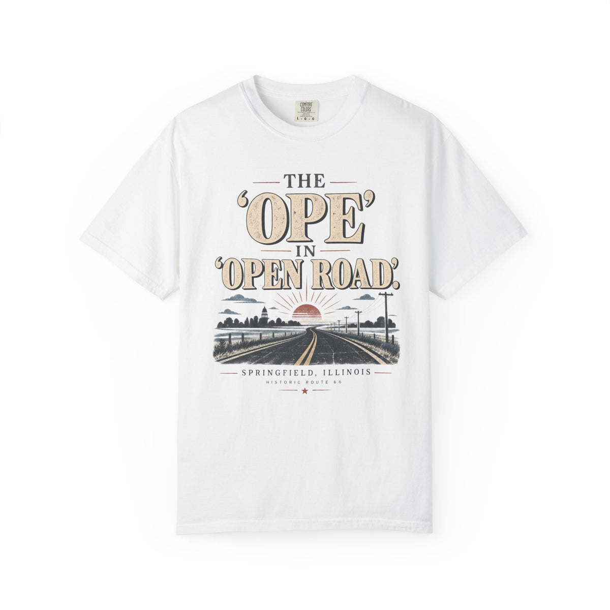Neutral Vintage Ope In Open Road T-Shirt