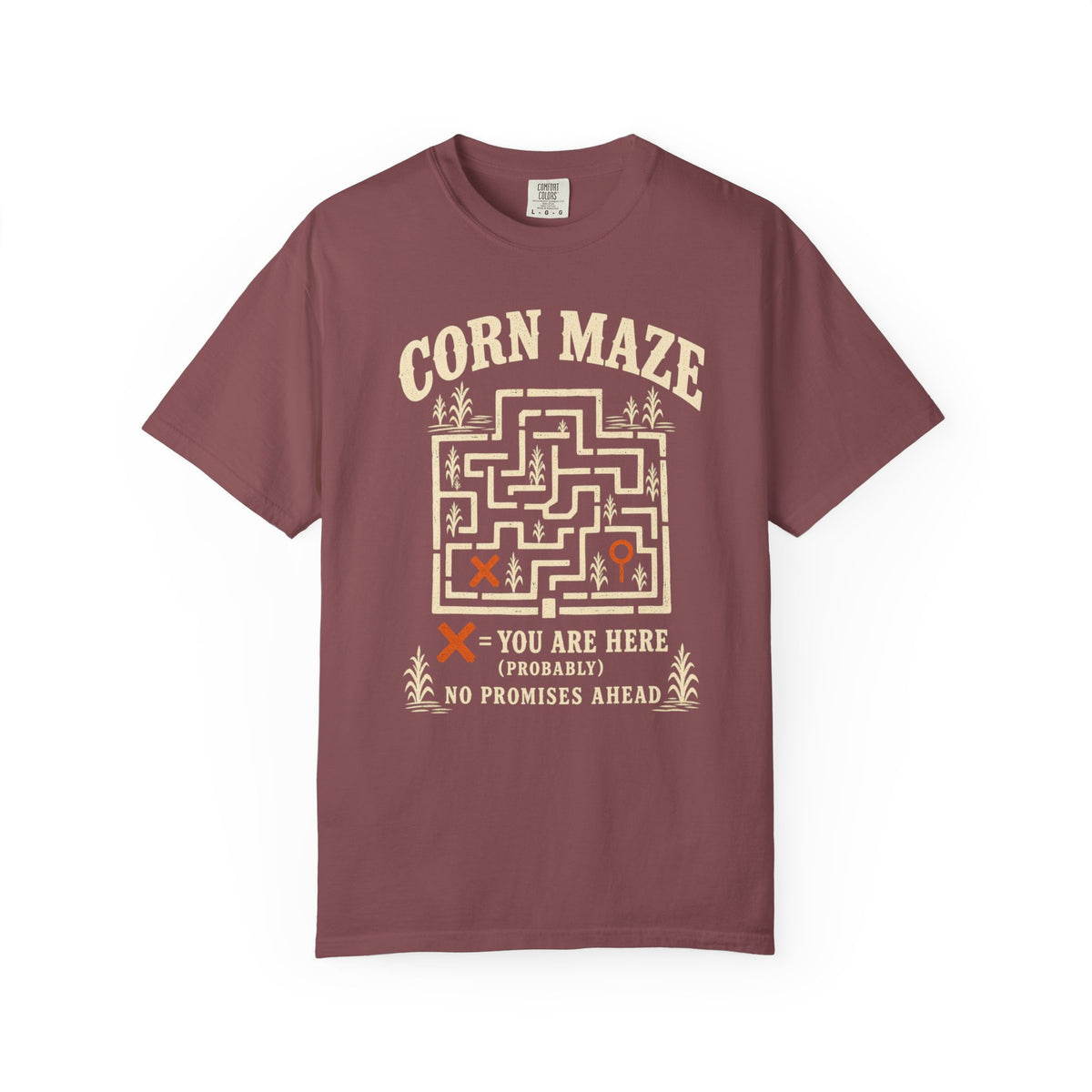 Corn Maze Map  T-Shirt