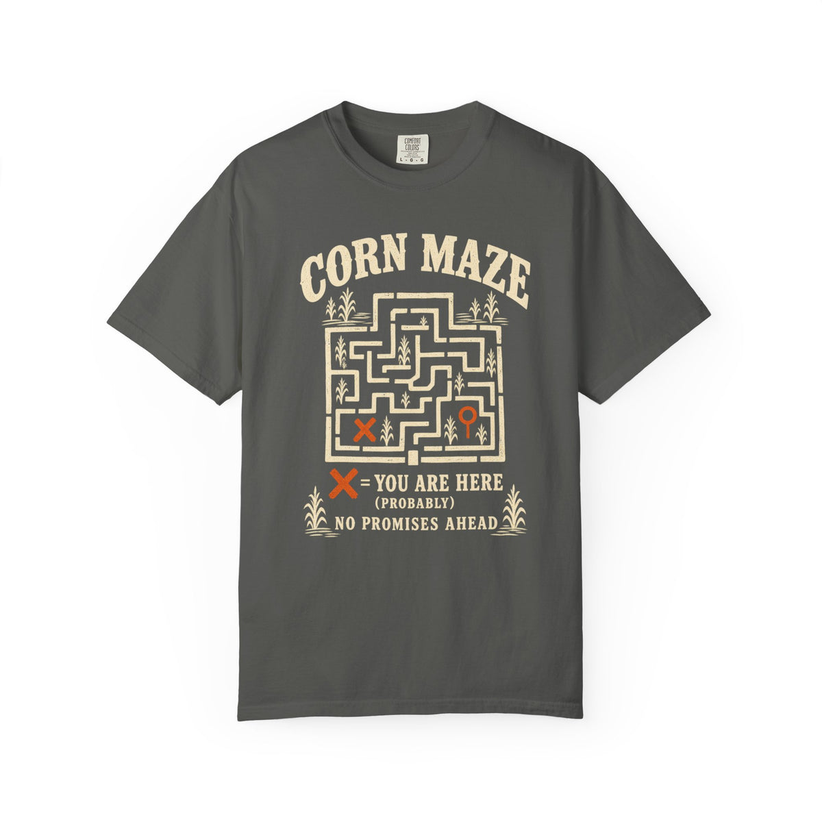 Corn Maze Map  T-Shirt