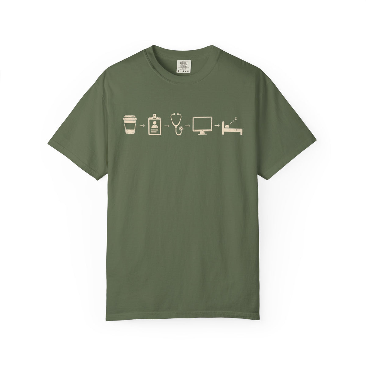 Healthcare Worker Timeline T-Shirt