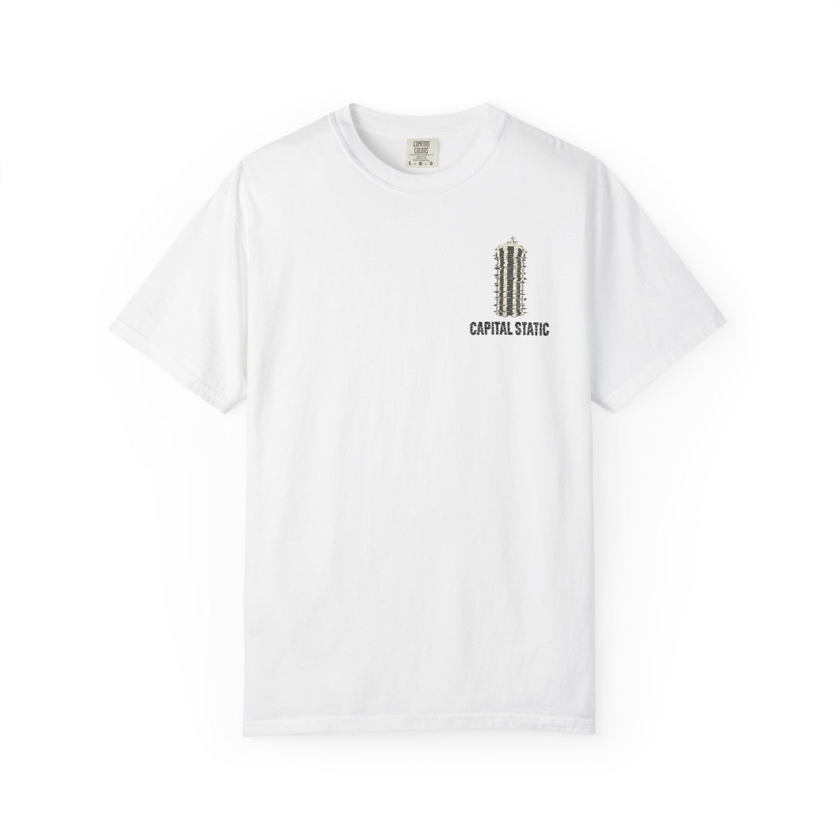 Downtown Springfield Hotel Static Chest T-Shirt