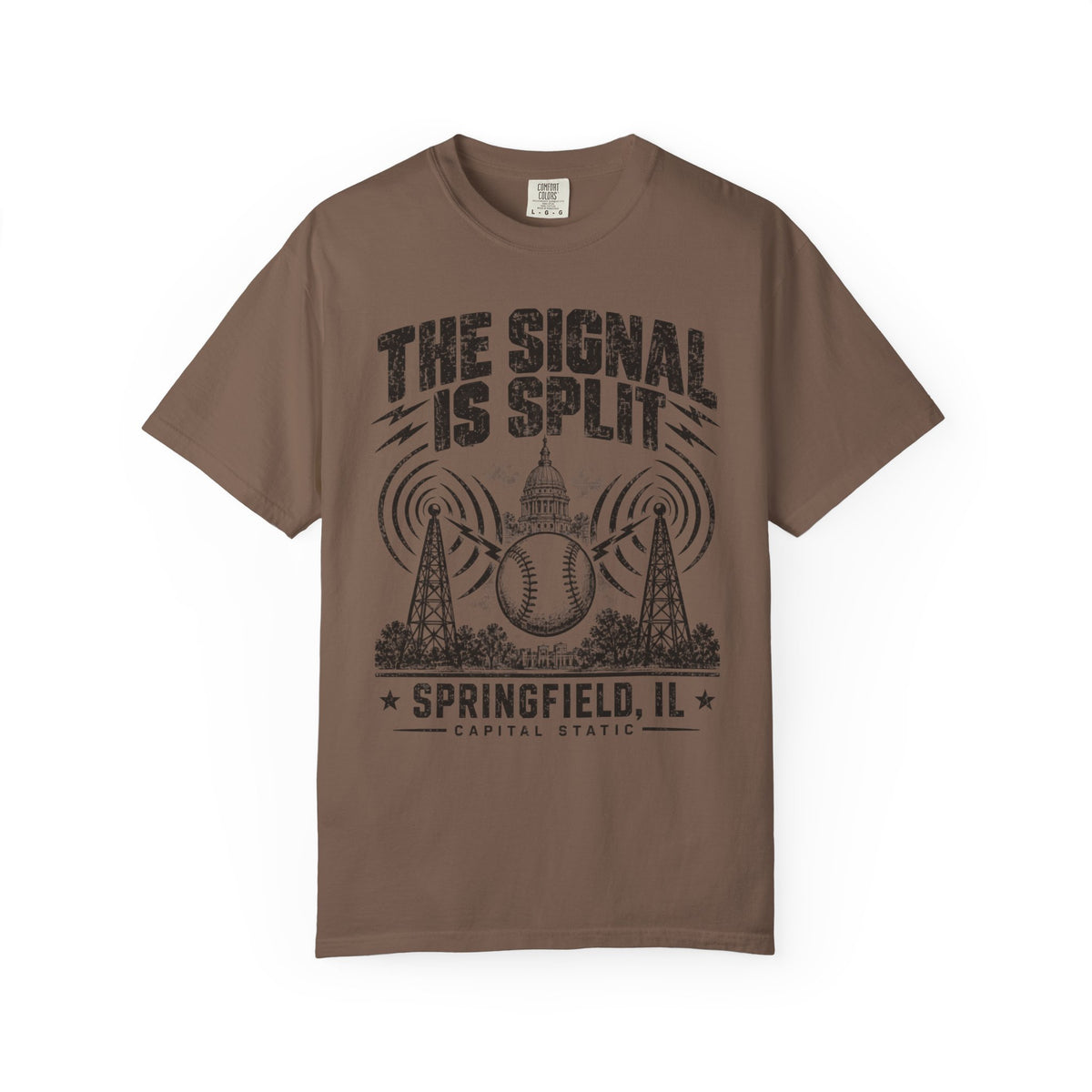 The Signal Is Split Undecided Baseball T-Shirt