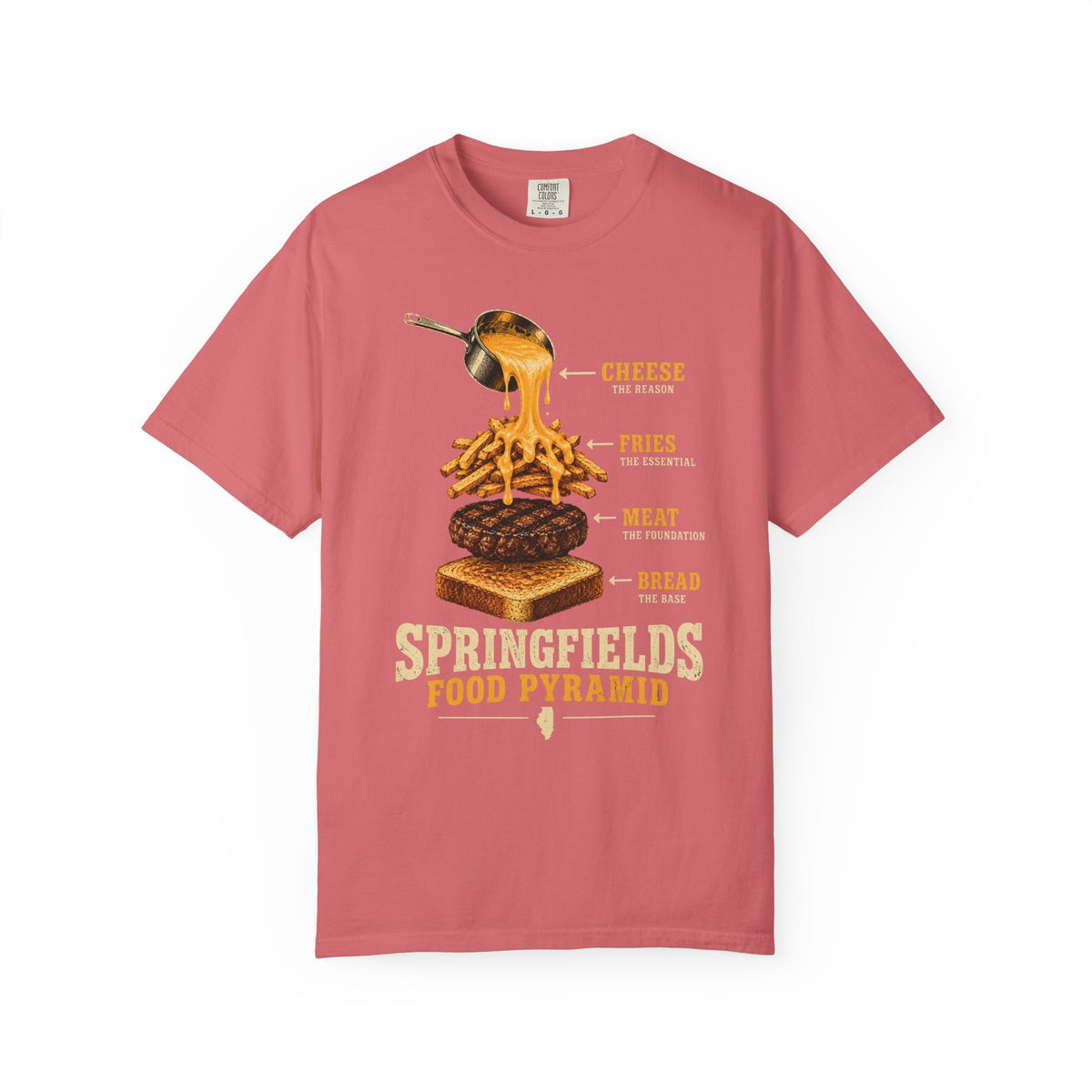 Springfield's Food Pyramid Horseshoe T-Shirt