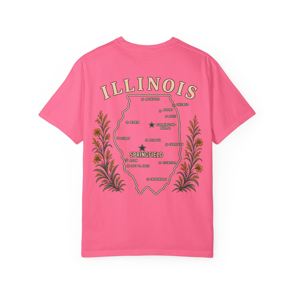 Springfield Autumn Map T-Shirt