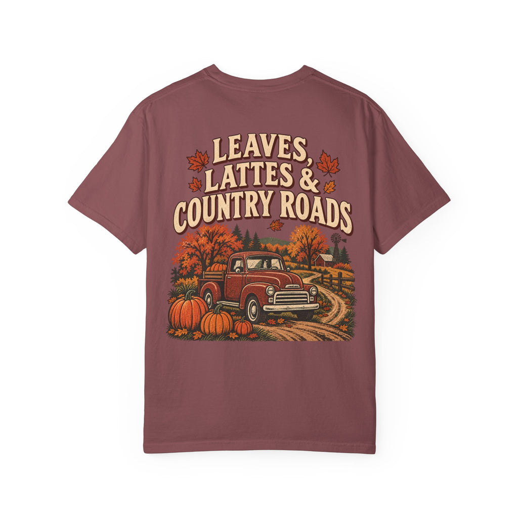 Leaves Lattes & Country Roads T-Shirt
