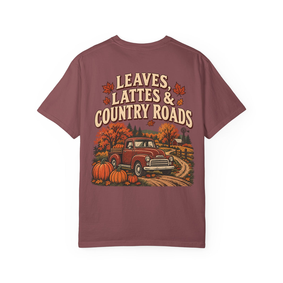 Leaves Lattes & Country Roads T-Shirt