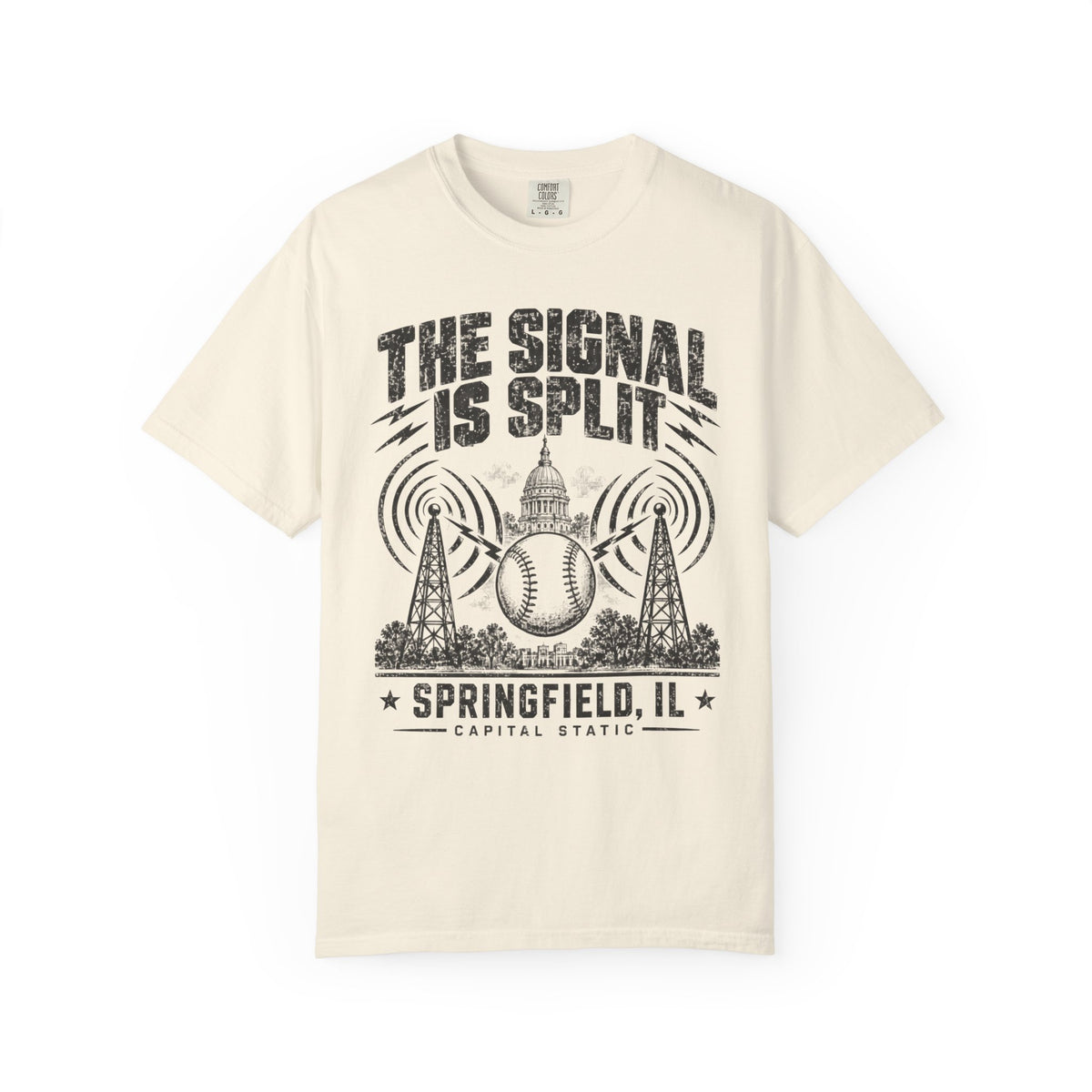 The Signal Is Split Undecided Baseball T-Shirt