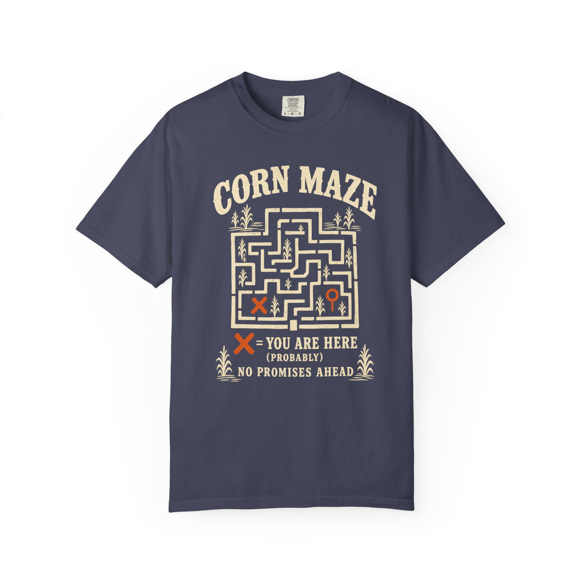 Corn Maze Map  T-Shirt