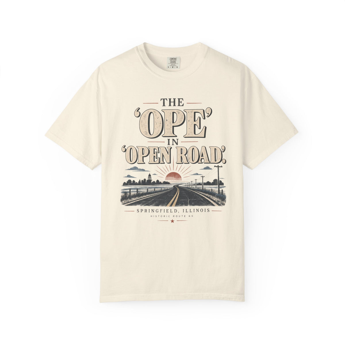 Neutral Vintage Ope In Open Road T-Shirt