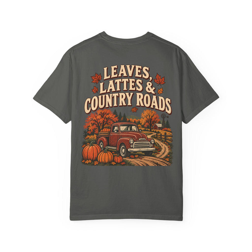 Leaves Lattes & Country Roads T-Shirt
