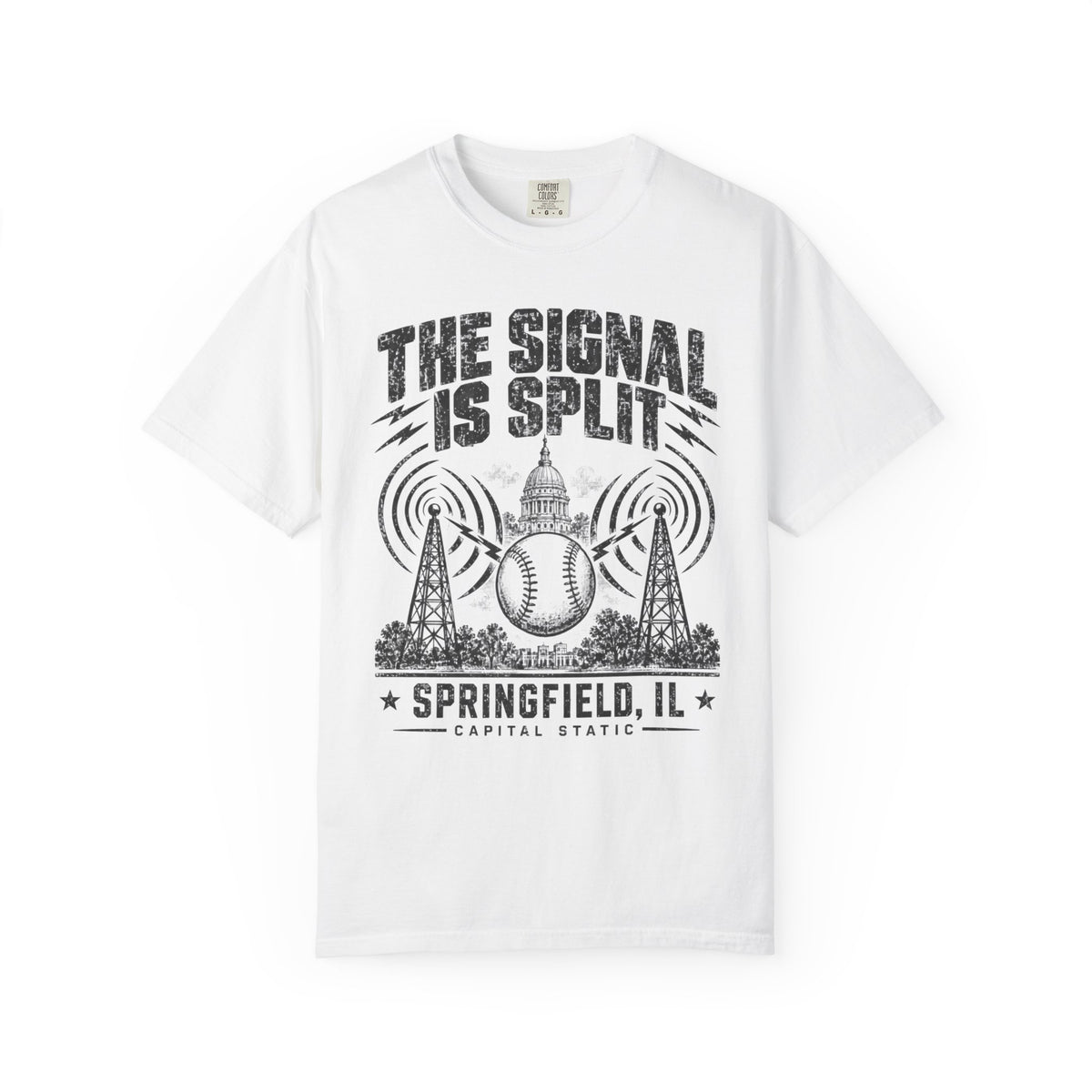 The Signal Is Split Undecided Baseball T-Shirt