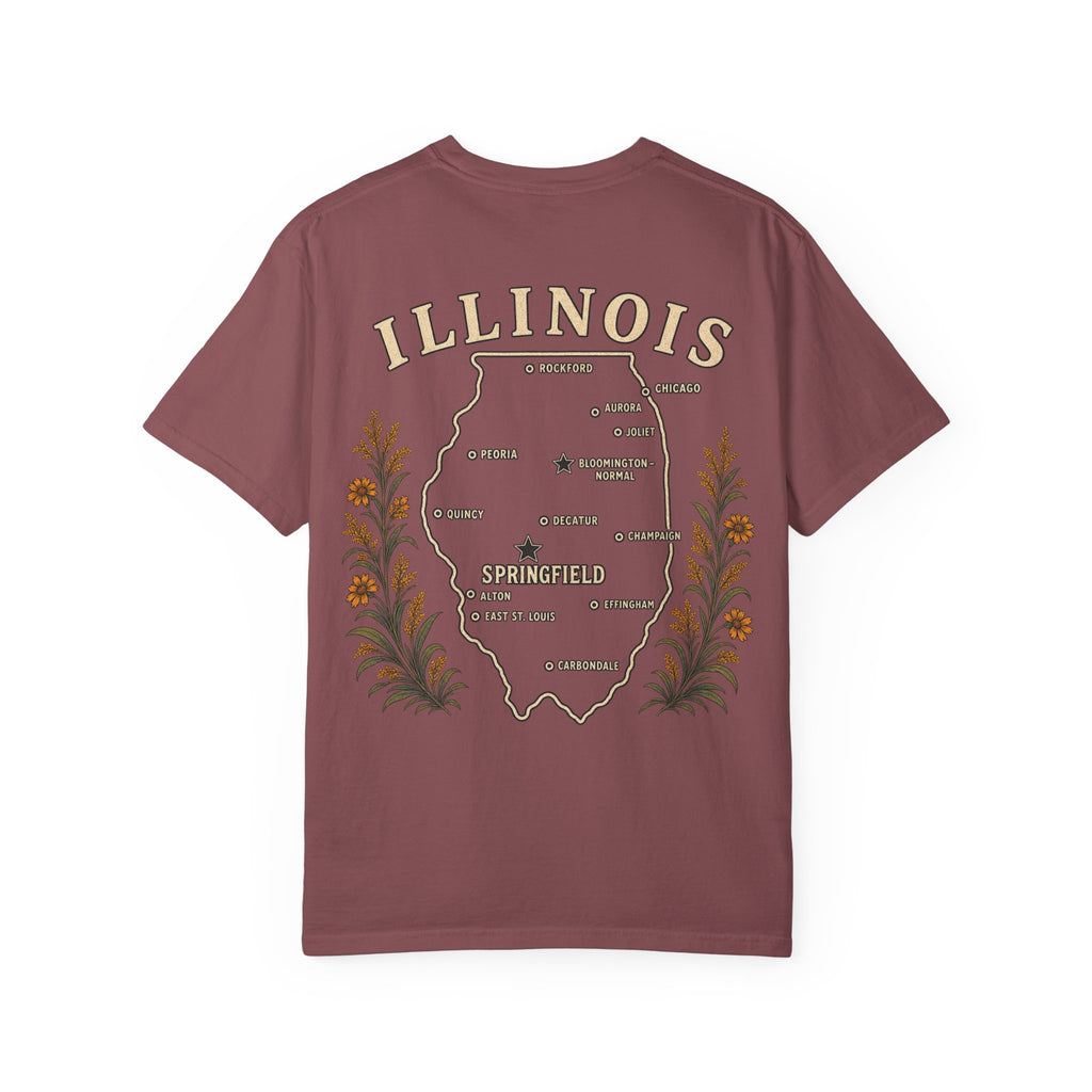 Springfield Autumn Map T-Shirt