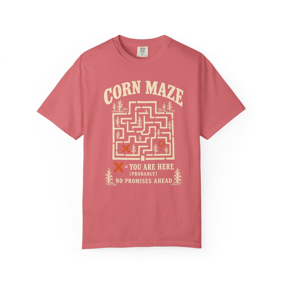 Corn Maze Map  T-Shirt