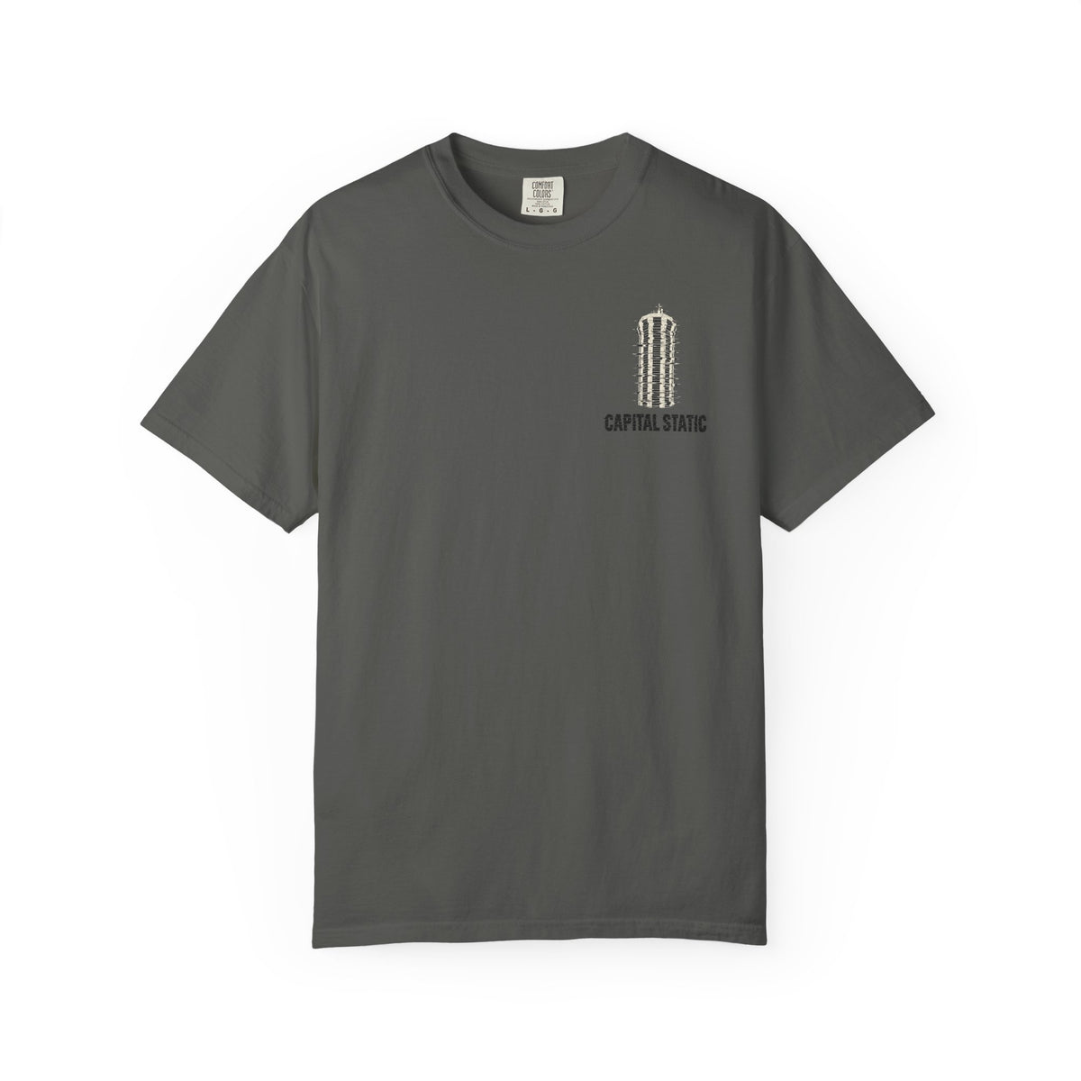 Downtown Springfield Hotel Static Chest T-Shirt