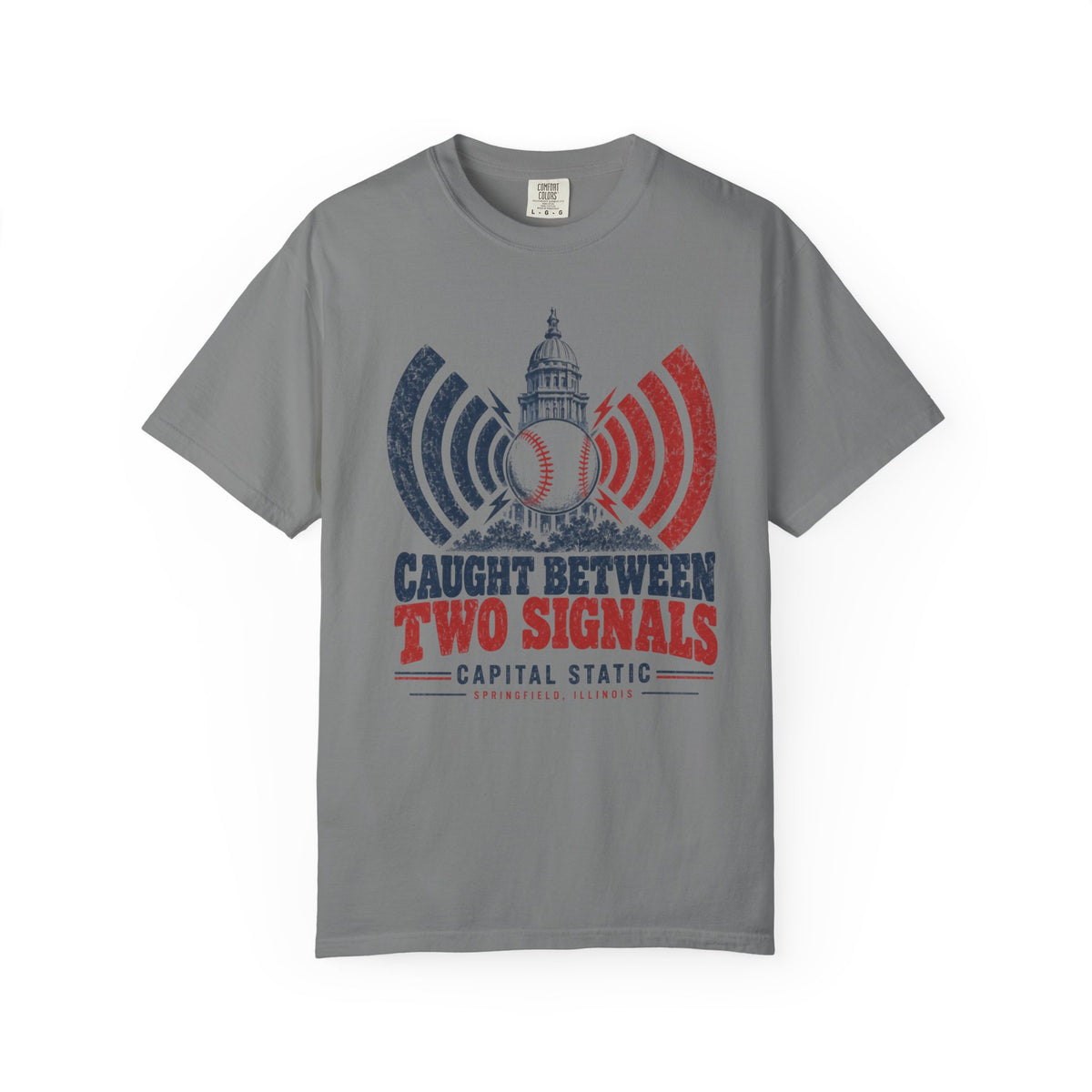Baseball Caught Between Two Signals T-shirt