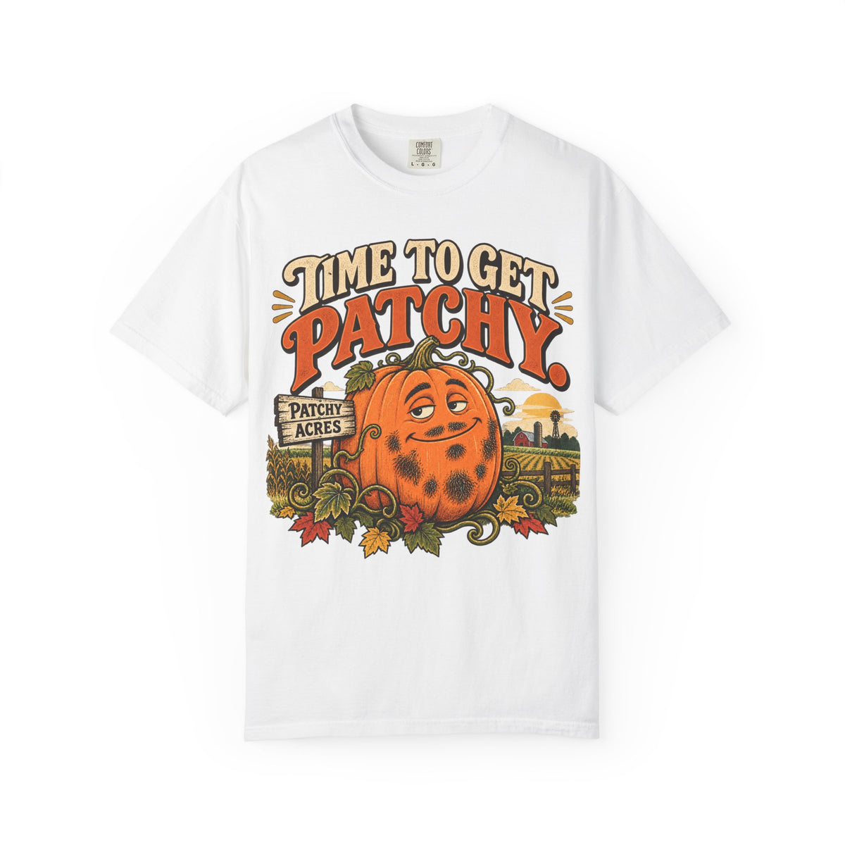 Time To Get Patchy Beard T-Shirt