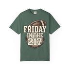 Friday In The 217 Football Drum T-Shirt