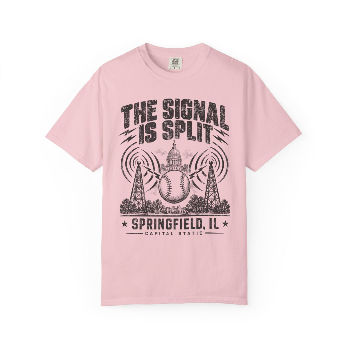 The Signal Is Split Undecided Baseball T-Shirt