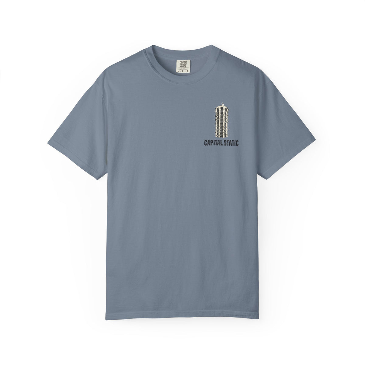 Downtown Springfield Hotel Static Chest T-Shirt