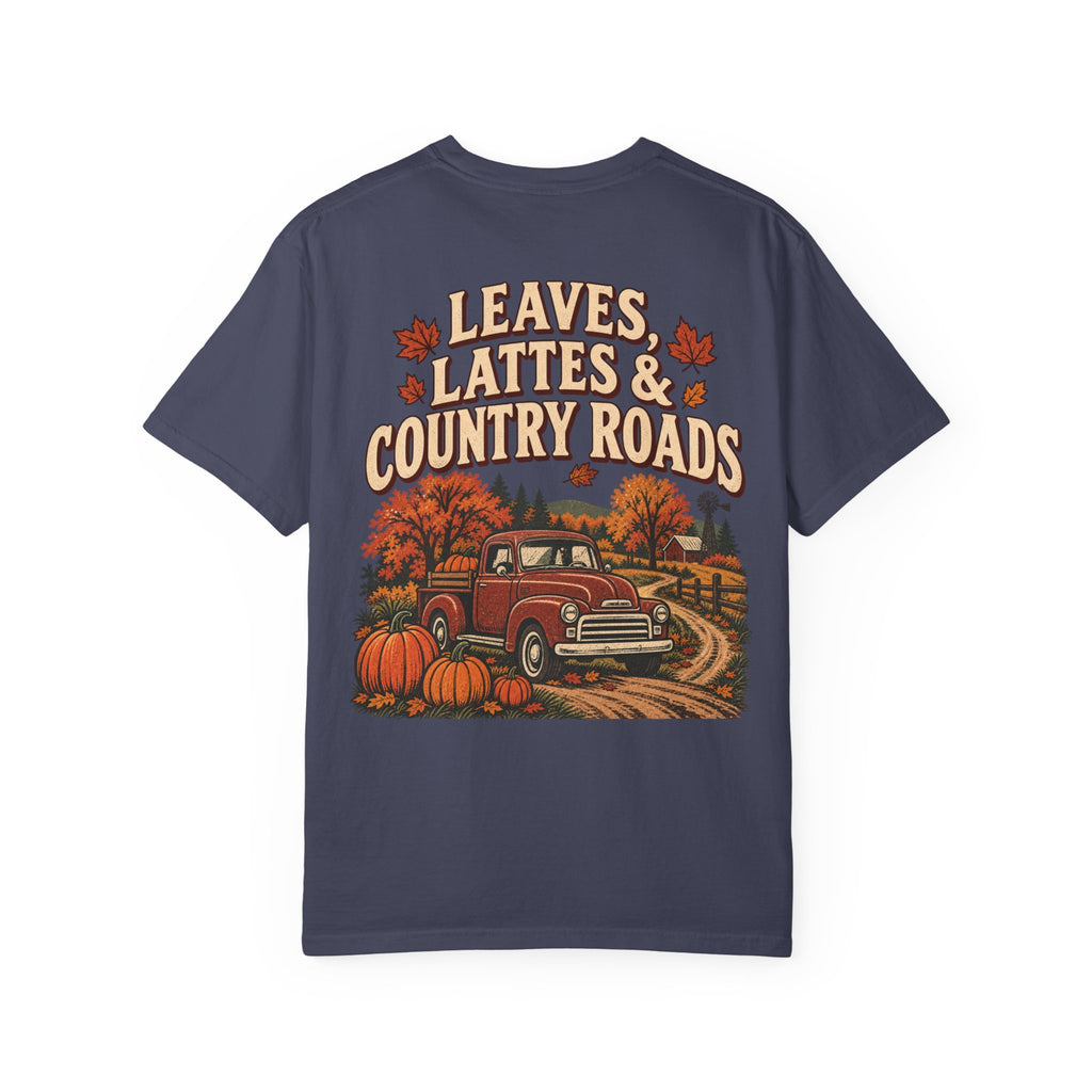 Leaves Lattes & Country Roads T-Shirt