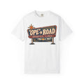 Ope-n Road Wide Vintage Road Sign T-Shirt