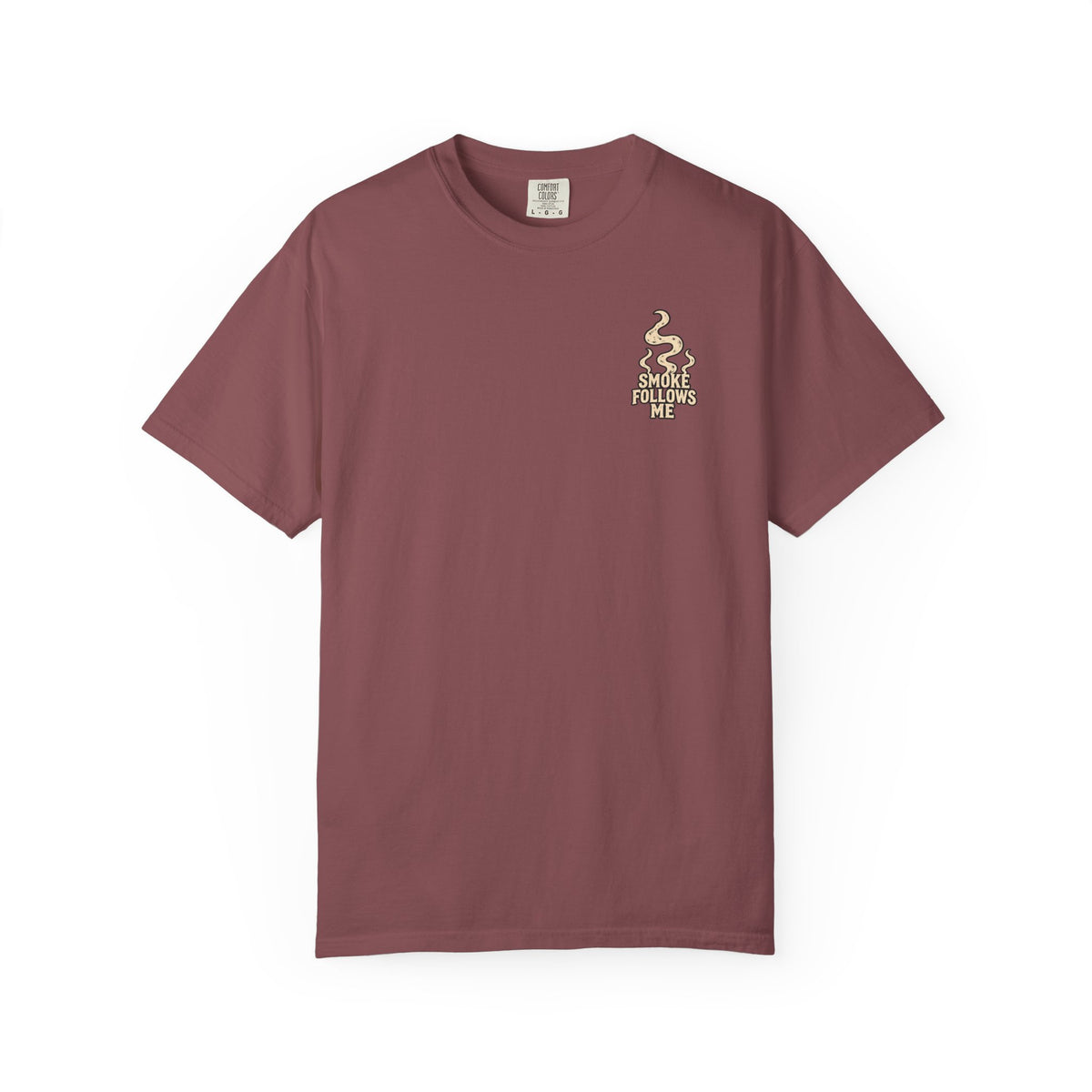 Smoke Follows Me Chest T-Shirt