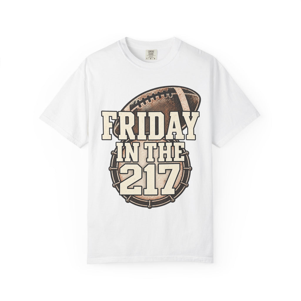 Friday In The 217 Football Drum T-Shirt