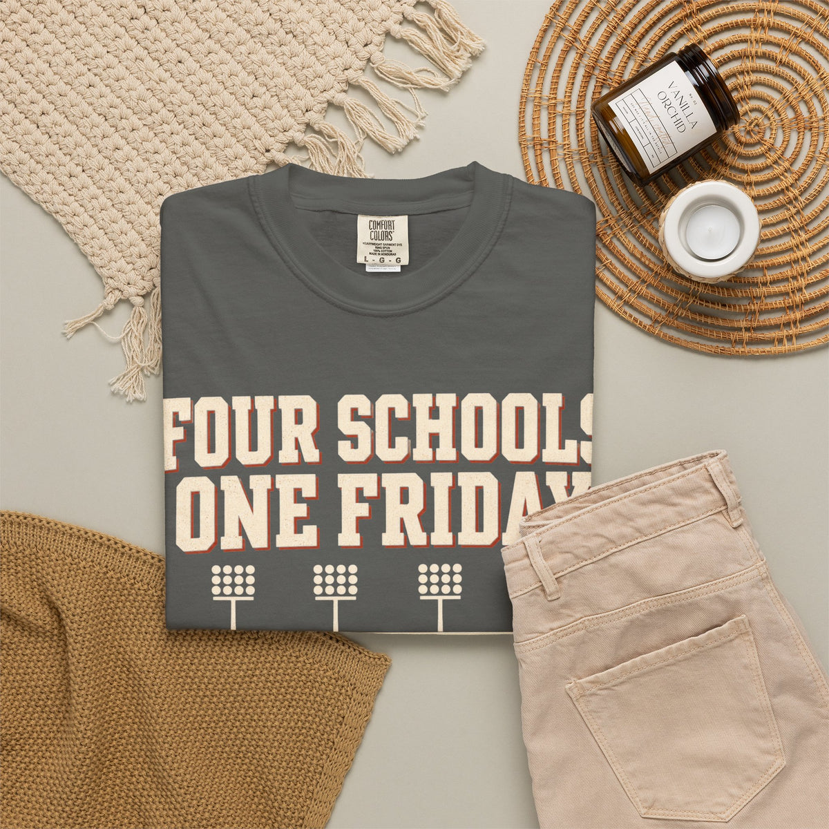 Four Schools One Friday Football T-Shirt