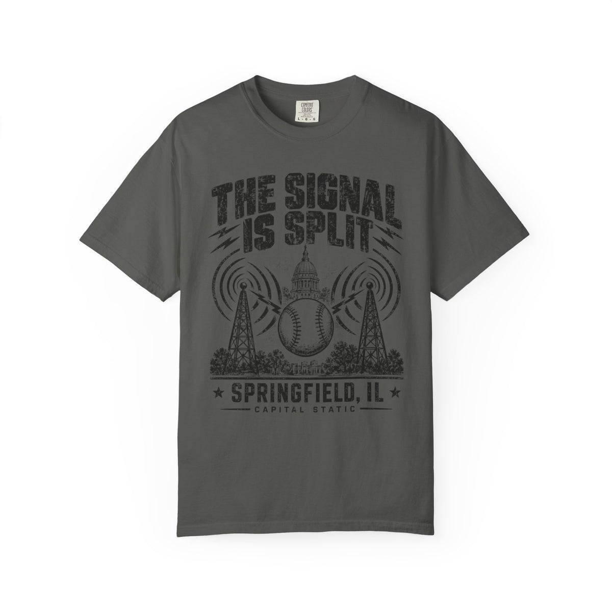 The Signal Is Split Undecided Baseball T-Shirt