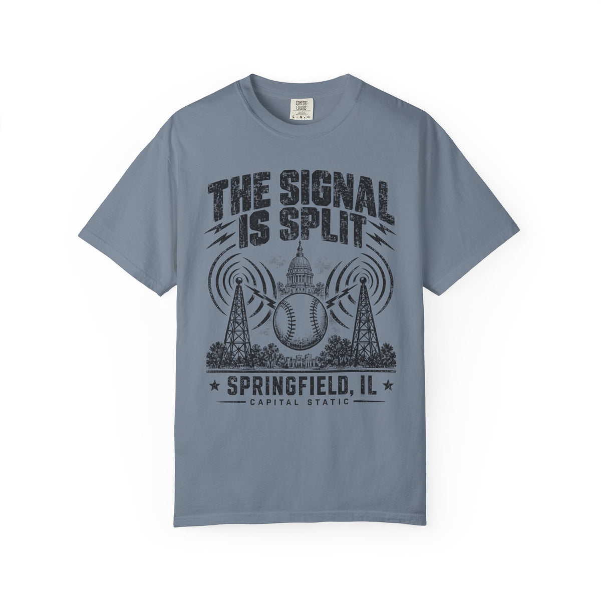 The Signal Is Split Undecided Baseball T-Shirt